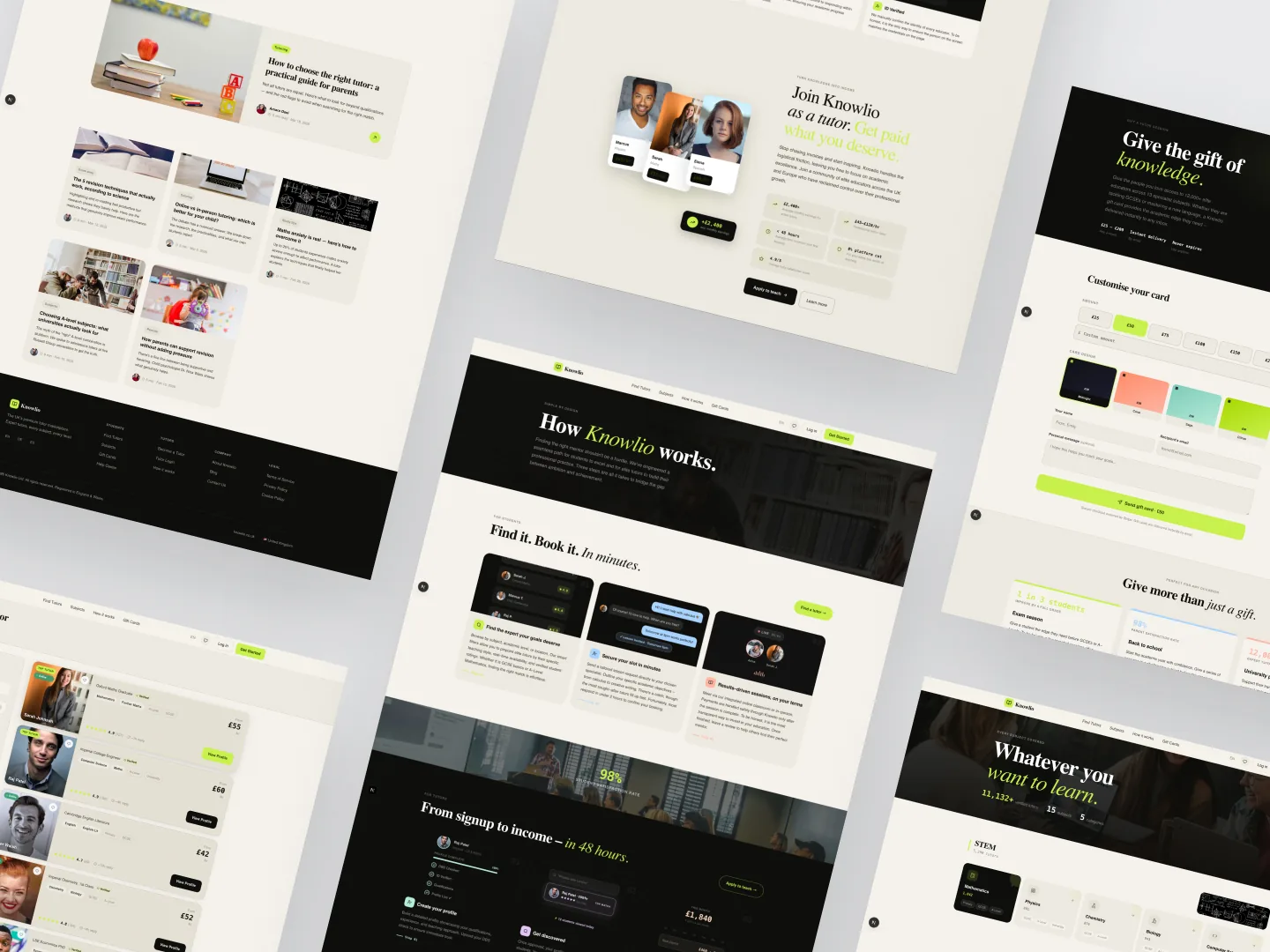 Knowlio — tutor profile with trust signals