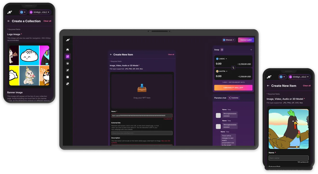 DexPlanet — design system tokens + components